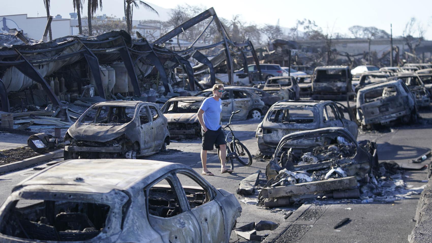 Devastation comes to light as Maui residents slowly return to charred remains of historic town